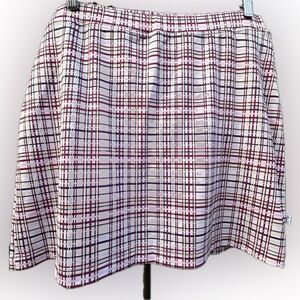 Maggie Lane Tennis Golf Skort Pink Purple Athletic Chic Activewear Short Pockets